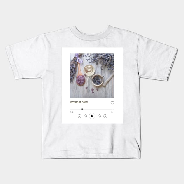 Lavender Haze Song Print - Taylor Swift Kids T-Shirt by madiwestdal